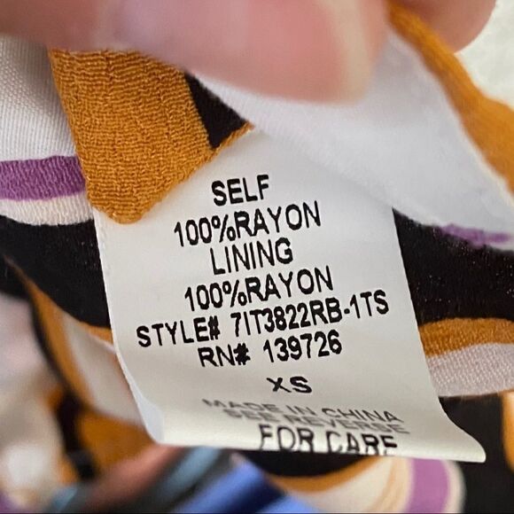 Honey Punch Striped Halter Top XS - Picture 6 of 6